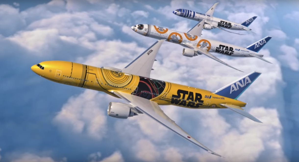 A Star Wars C-3PO-jára festenek át egy utasszállító repülőt – videó