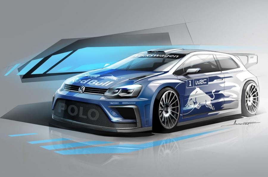 Rajzokon már most félelmetes a Volkswagen jövő évi raliautója