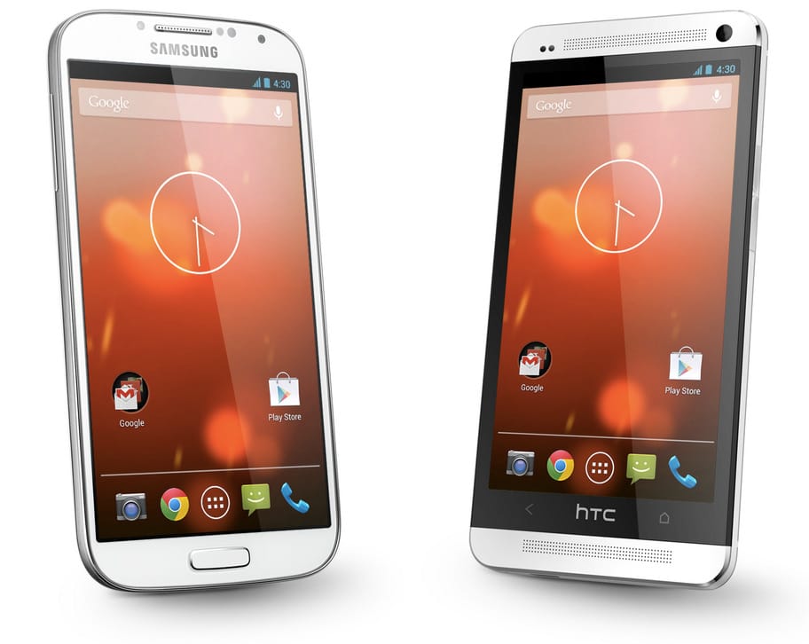 Már rendelhető a Google-féle Galaxy S4 és HTC One