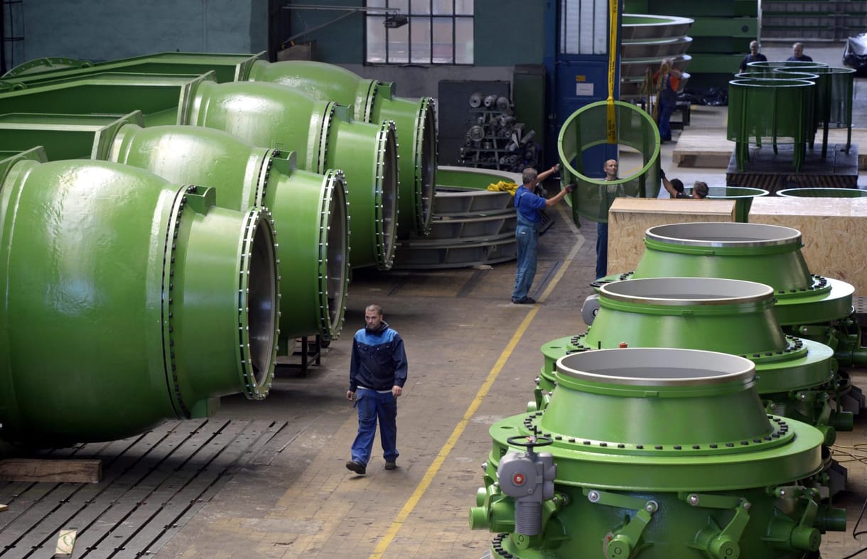 Magyar óriásszivattyúkat kap egy orosz atomerőmű - fotók