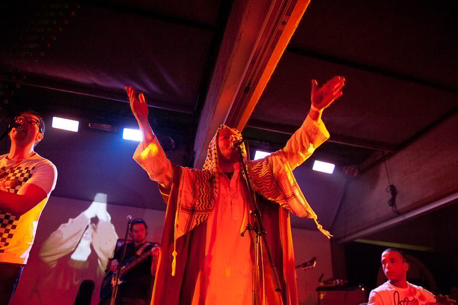 Izraeli - Palesztin party a Gödörben