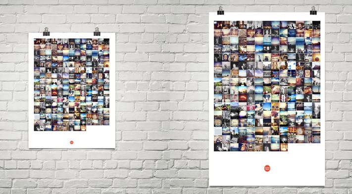 A nappali falára is kiteheti kedvenc Instagram-fotóit