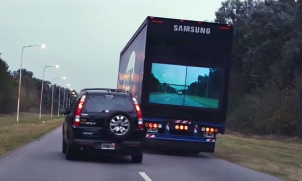 Óriási ötlet: a Samsung megépíti az átlátszó kamiont