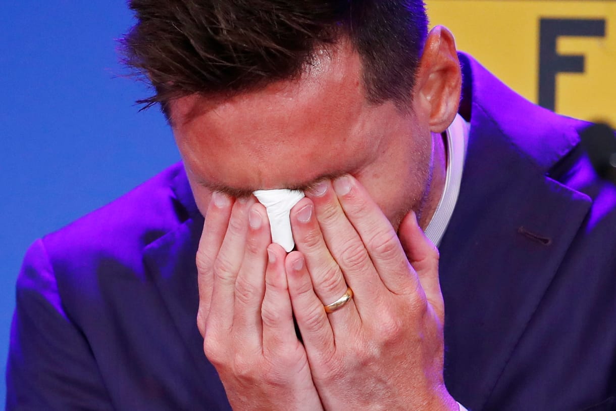 Messi könnyei egymillió dollárért kelhetnek el