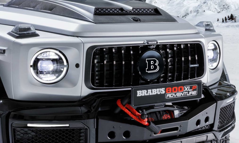 Divatos, de nem divatterepjáró a 800 lóerős legújabb Brabus G-osztály