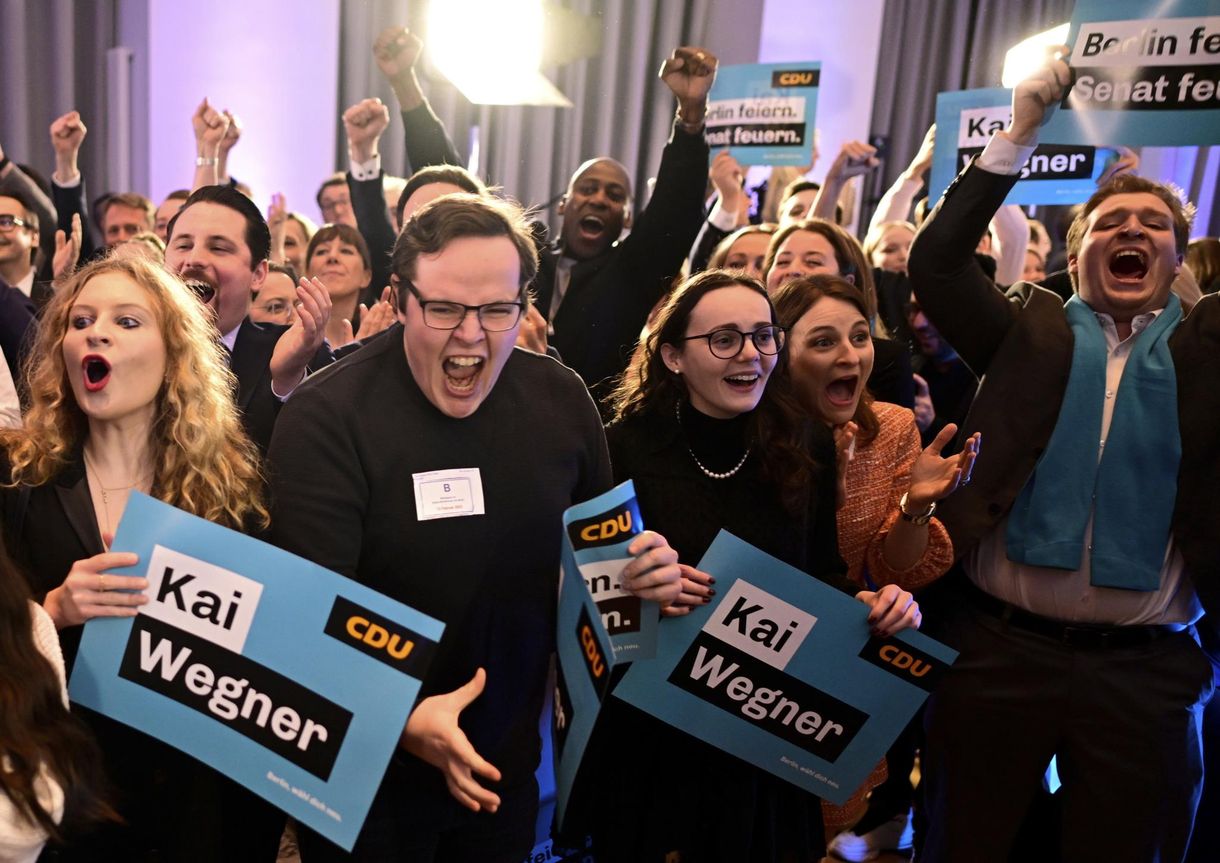 A kereszténydemokraták győzelmét jelzik a berlini választás exit poll adatai