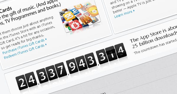 App Store: 25 milliárd letöltés, tízezer dollár nyeremény