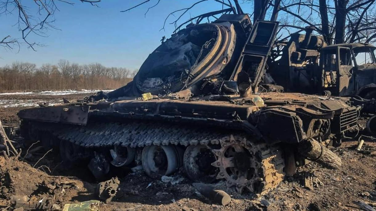 Egyetlen T-80UM2 típusú tankja volt az oroszoknak, de azt is kilőtték Ukrajnában