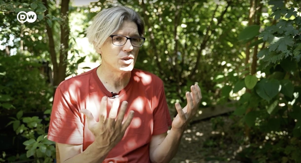 Szemétből varázsolt kertet Budapestre az amerikai Mark Richards