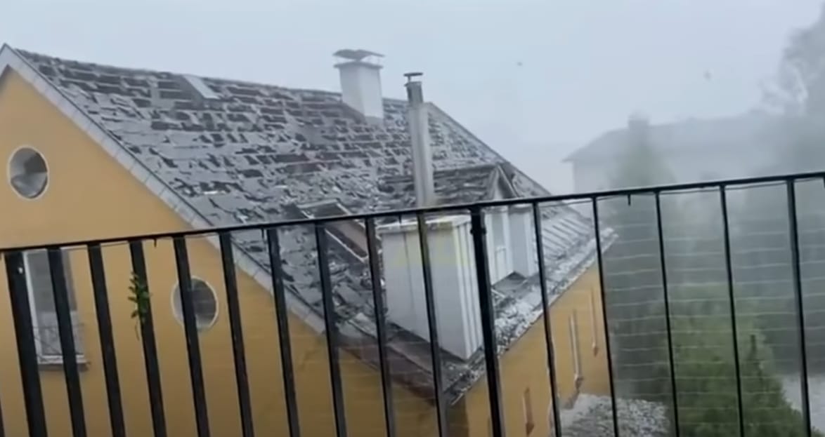 Teniszlabda nagyságú jég pusztított Ausztriában