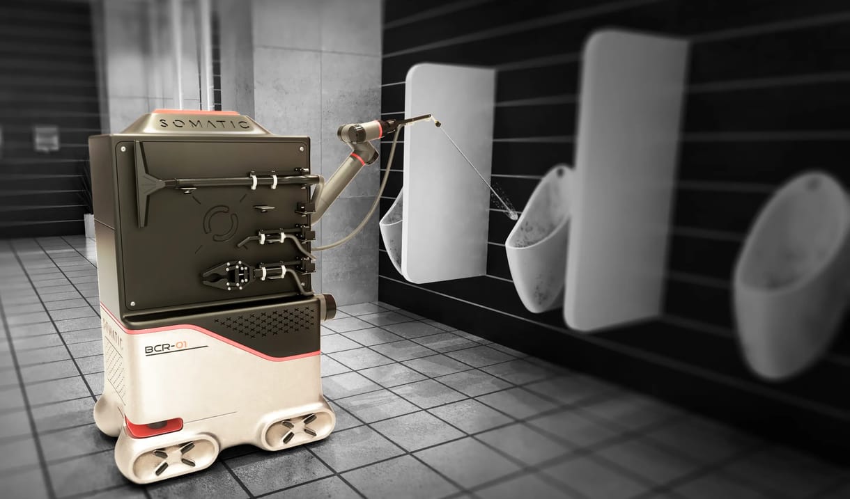 Óránként 2000 forintért pucol WC-t a mesterséges intelligenciával keresztezett robot – videó