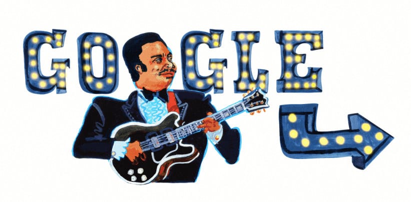 Miért énekel ma B. B. King a Google főoldalán?