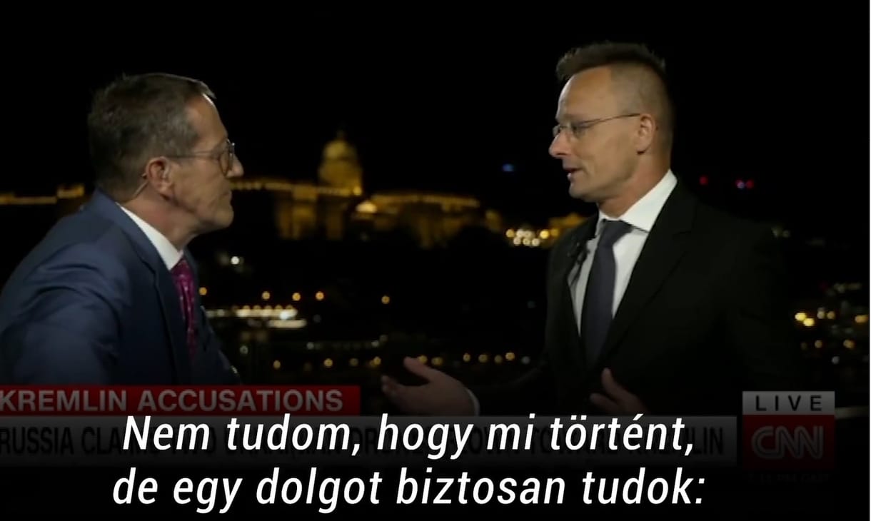 Szijjártó a CNN-en arról panaszkodott, 