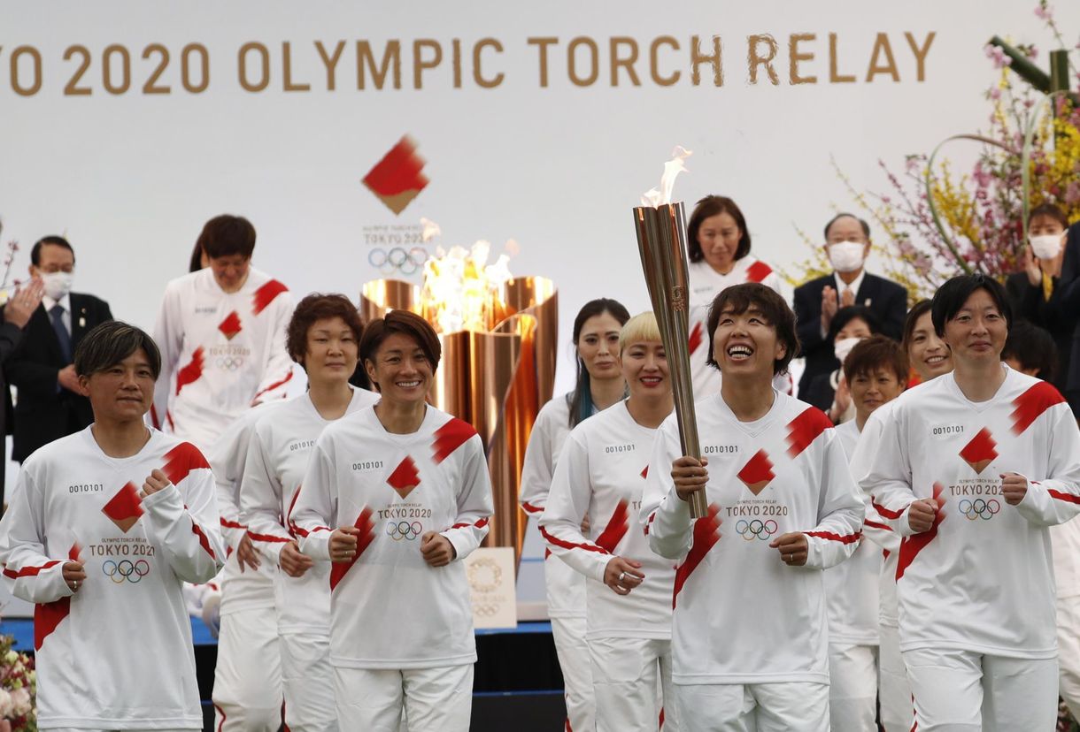 Elindult Fukusimából Tokióba az olimpiai láng