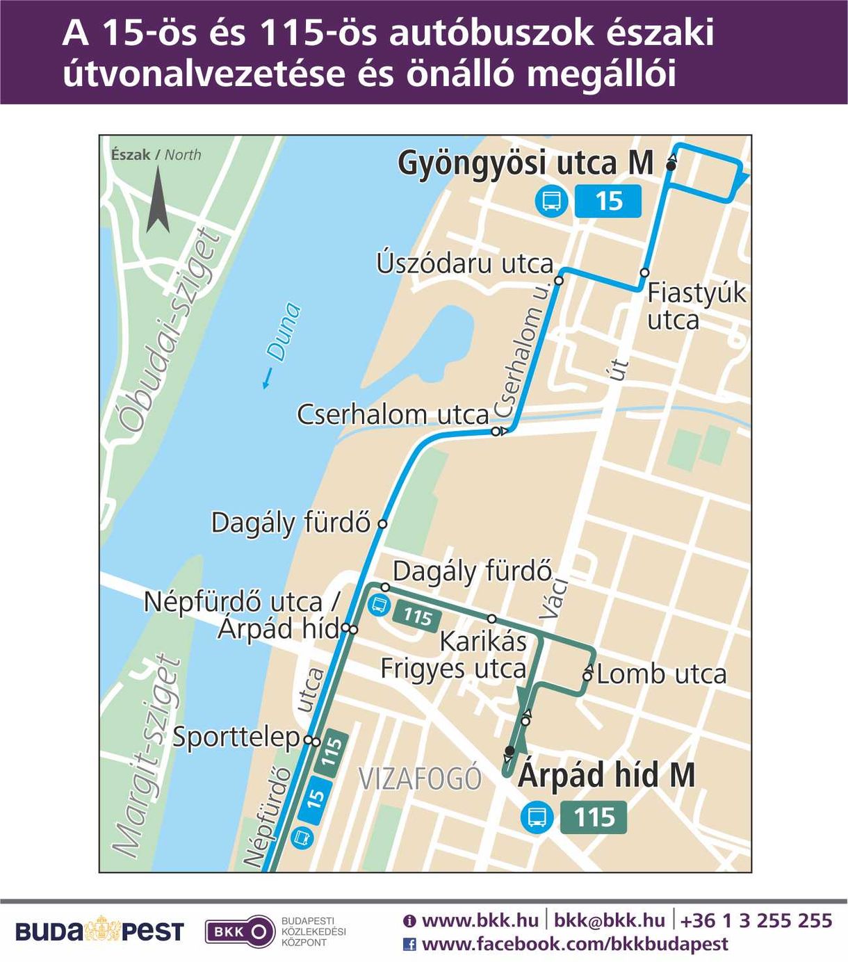 A Marina partra is jár szombattól busz