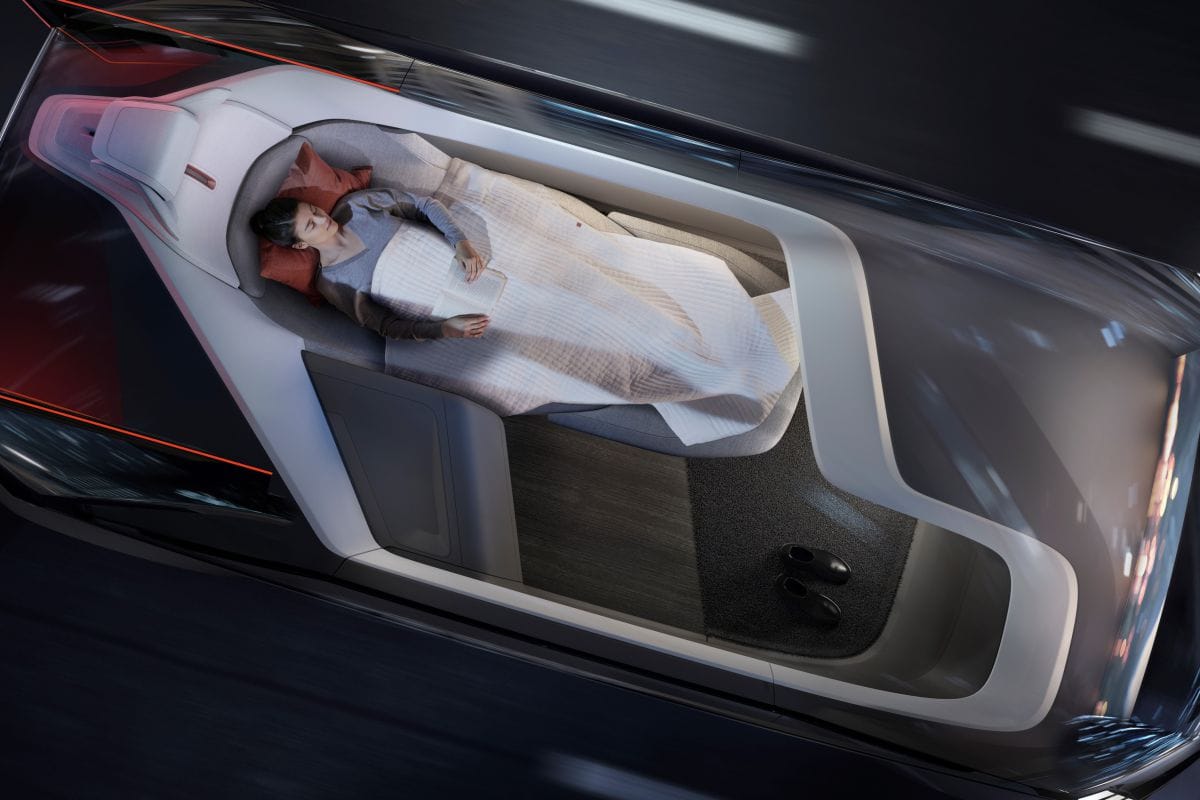 A Volvo új autójában tényleg jobb, ha inkább alszunk egyet útközben