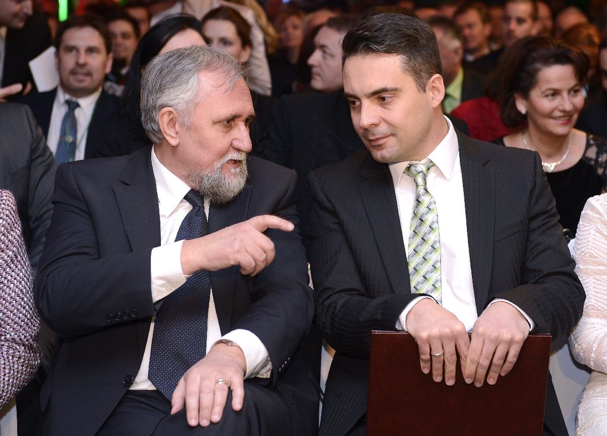Ángyán díjat vett át Vona Gábortól