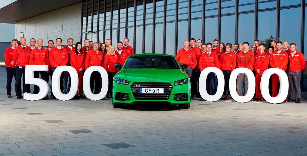 Viperazöld az 500000. magyar Audi, egy brité lett – fotó