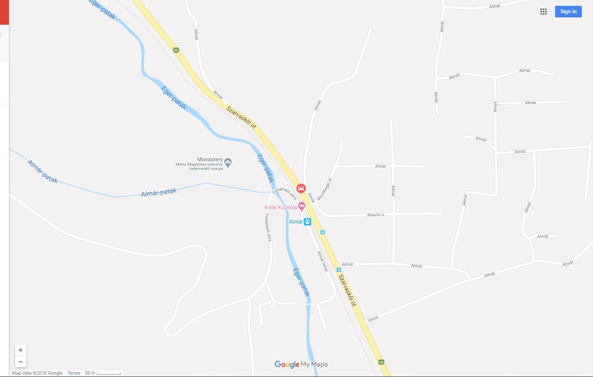 Halálos baleset történt Eger mellett