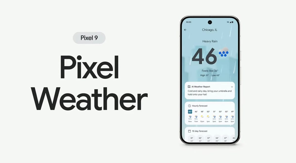 Meteorológusnak állt a mesterséges intelligencia a Google új mobiljaiban