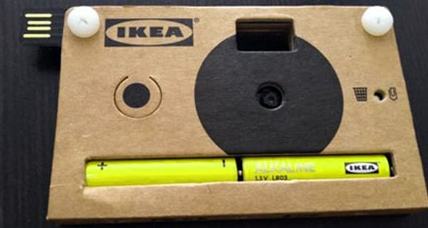 A nap kütyüje - IKEA, kartonpapír kamera, USB-vel