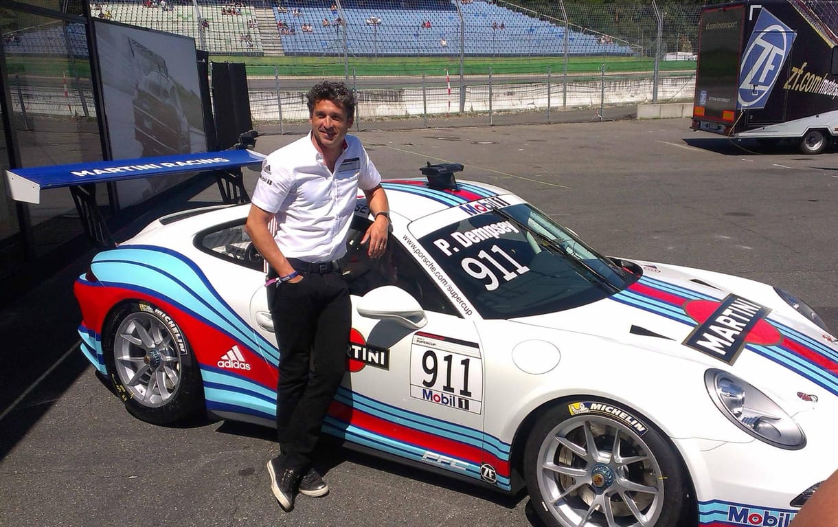 Patrick Dempsey az új Steve McQeen, mindig ott nyüzsög, ahol valami autóverseny van