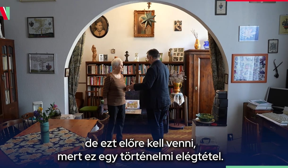 Orbán szerint történelmi elégtétel a 13. havi nyugdíj visszaadása, ezt személyesen közölte egy érintettel