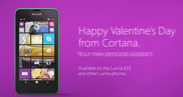 Valentin-napra szeretettel, a Microsofttól