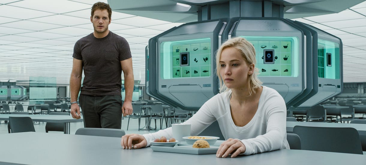 Jennifer Lawrence-ék idióta, de szerethető haláltáncot járnak az űrben