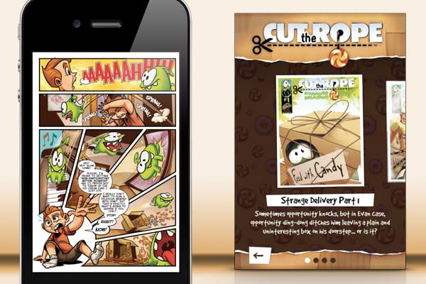Cut the Rope képregény az App Store-ban