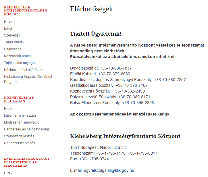 Se a net, se a telefon nem működik a Klikben