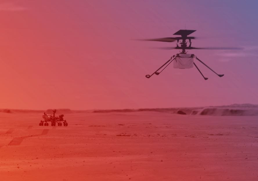 Videón, ahogy a NASA helikoptere minden eddiginél magasabbra száll a Marson