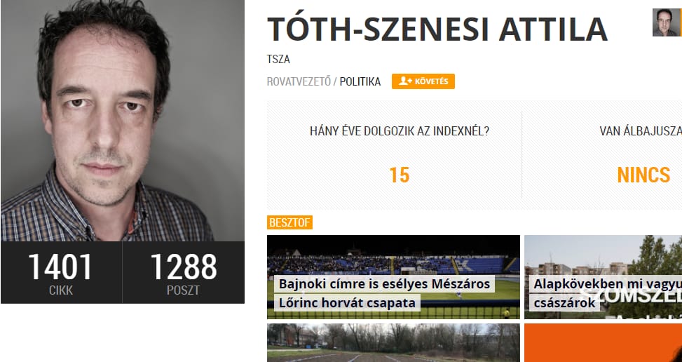 100 százalékos támogatást kapott a szerkesztőségtől az Index új főszerkesztője