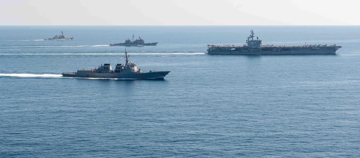 Amerikai-dél-koreai tengeri hadgyakorlat kezdődött Dél-Korea partjainál