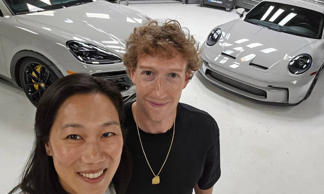 Tolóajtós Porschét építtetett a feleségének Mark Zuckerberg