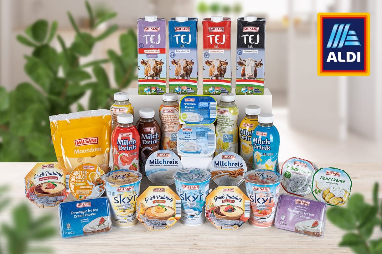Új, egységesített tejmárkát vezet be az Aldi