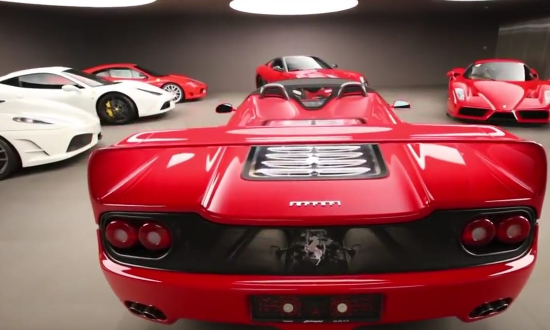 Garantált libabőr: 10 percben a világ legdurvább Ferrari-gyűjteménye
