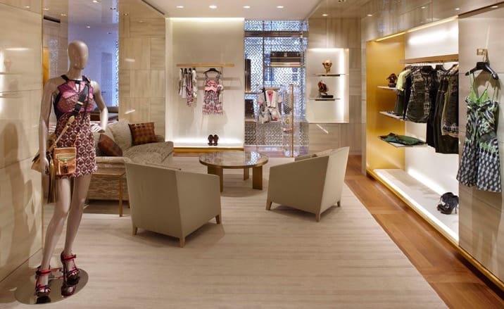 A tökéletes luxus: egy Louis Vuitton üzlet Londonban