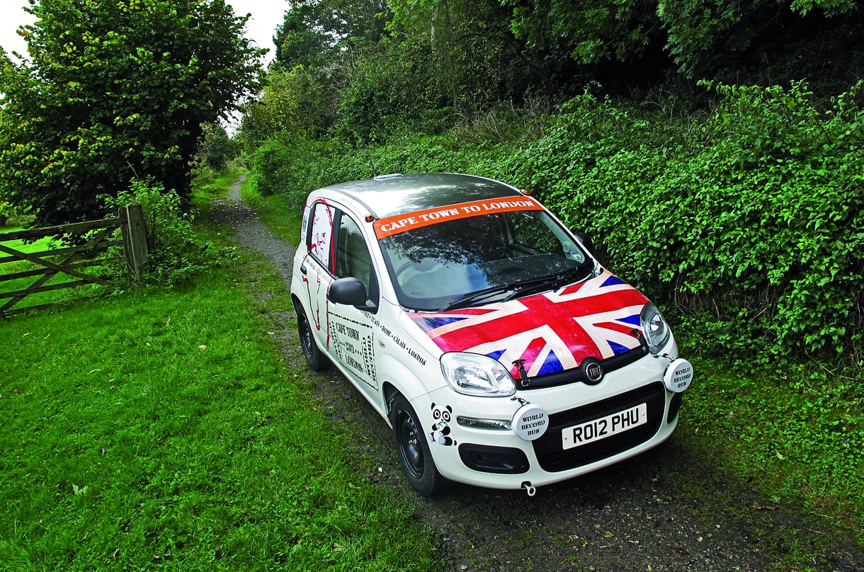 Fokvárosból Londonba non-stop egy Fiat Pandával