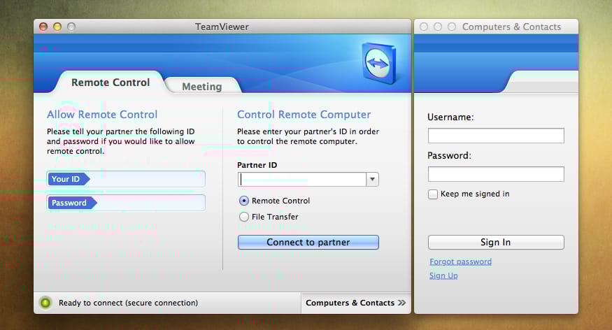 Megjelent a végleges TeamViewer 7 Macre is!