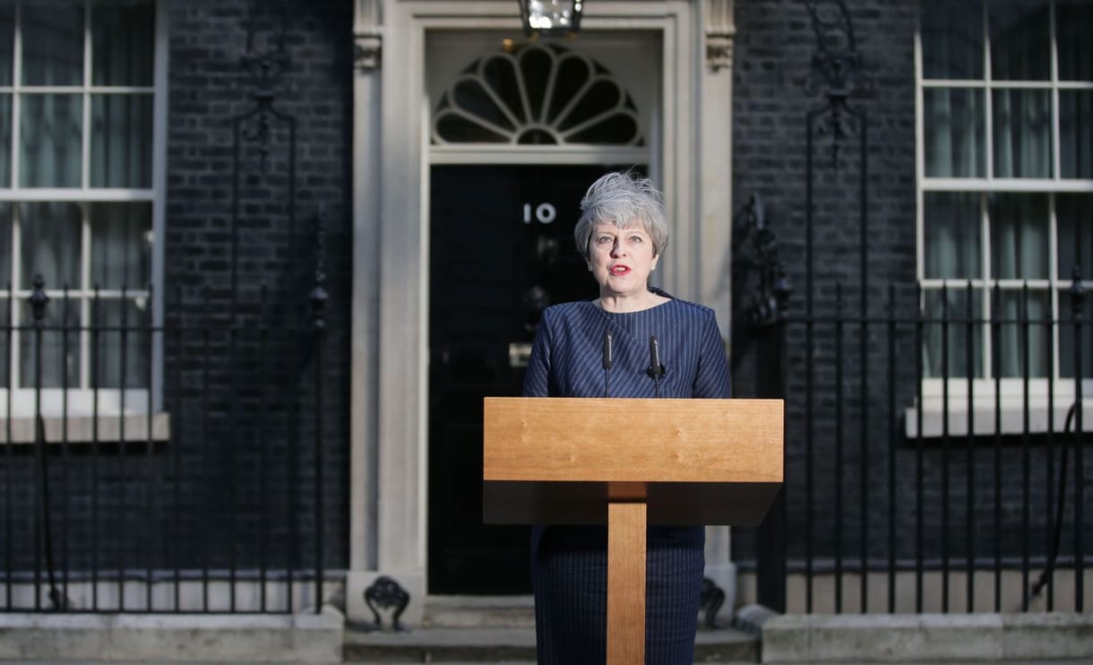 Előrehozott választást jelentett be a brit miniszterelnök