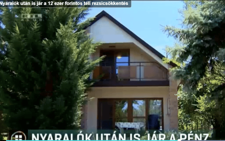 A kormány a télen nem is használt nyaralók után is ad téli rezsicsökkentést