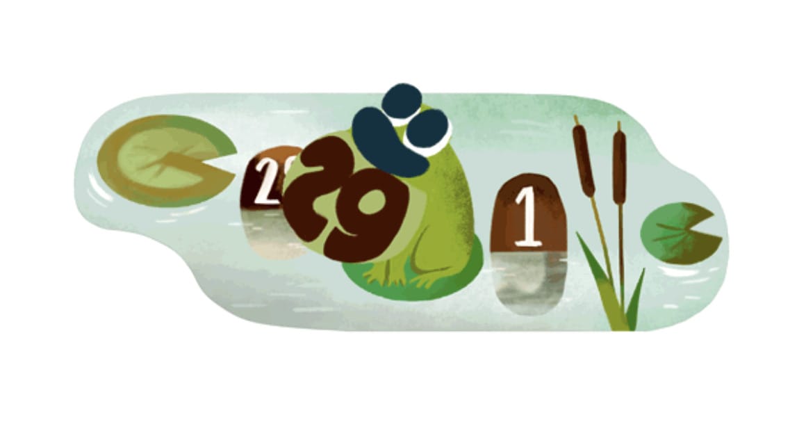 Miért ugrál ma ez a béka a Google kereső főoldalán?