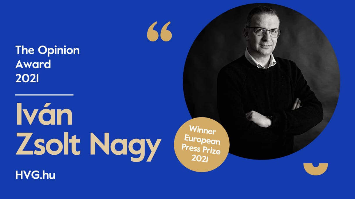 Európai Sajtódíjat kapott Nagy Iván Zsolt, a hvg.hu felelős szerkesztője
