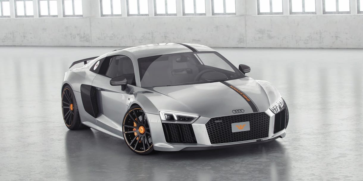 Ilyen az, ha egy Audi R8 beleesik a szteroidos vödörbe