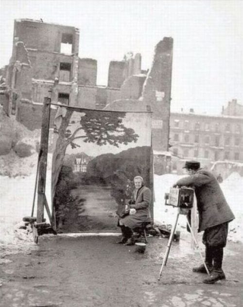 Varsó, 1946 - hideg időjárás
