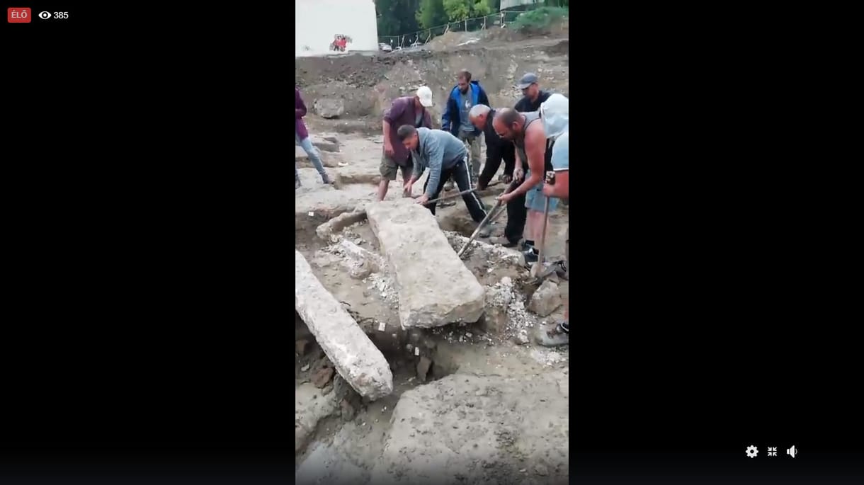 Kiástak egy 1700 éves halottat a Bécsi úton