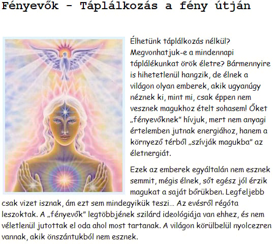Ki állítja meg a fényevőket?