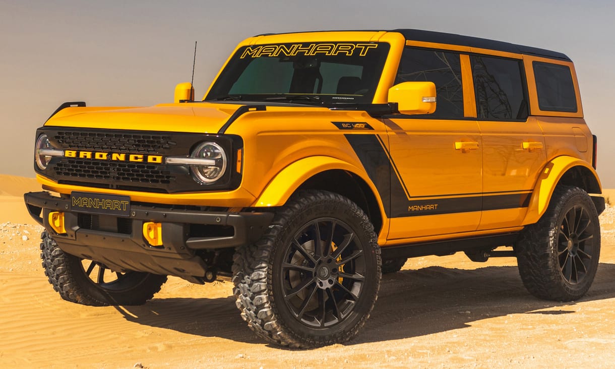 400+ lóerős új Ford Bronco mutatkozott be Európában
