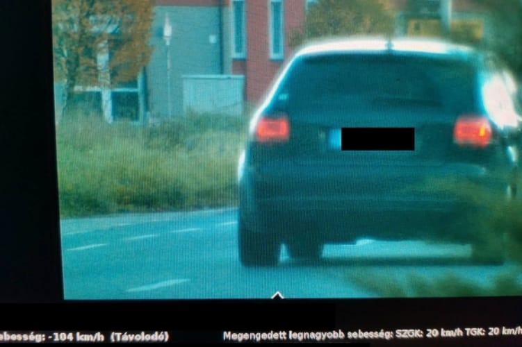 Ötszörösen lépte túl a megengedett sebességet egy autós Nyíregyházán